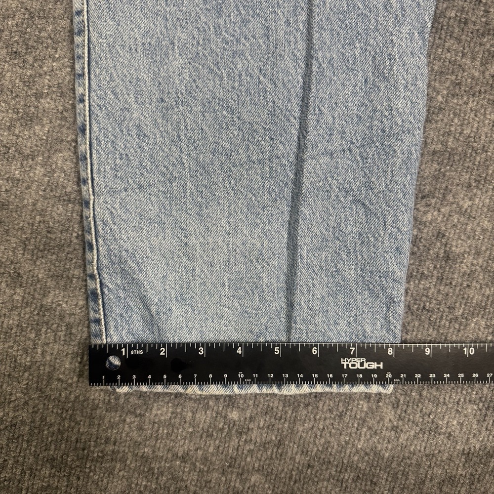Vintage Lucky Brand Dungarees Jeans Men 30x34 Blue Baggy Gene Montesano USA Made - Picture 12 of 16